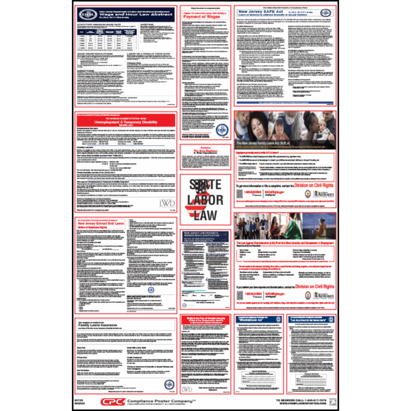 New Jersey Labor Law Poster