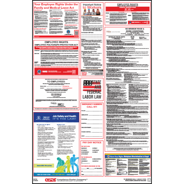 North Dakota Labor Law Poster