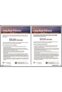 Santa Fe New Mexico Living Wage Poster Santa Fe New Mexico Living Wage Poster