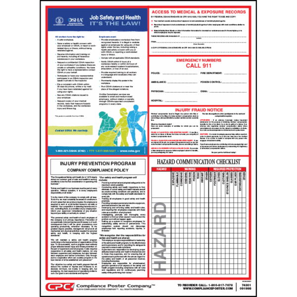 OSHA Office Poster