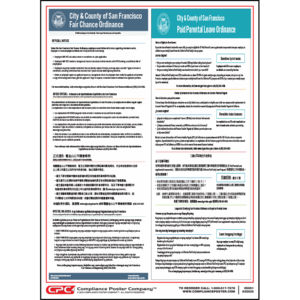 San Francisco Fair Chance & Paid Parental Leave Ordinance