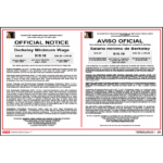 Berkeley, California Minimum Wage to increase July 1st, 2025