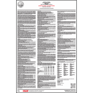 CA IWC Poster #14 - Agricultural Occupations