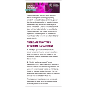 California Sexual Harassment Pamphlet