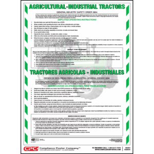 California Tractor Safety Poster