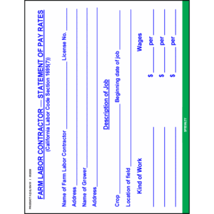 California Agriculture Notices Add-On Pak