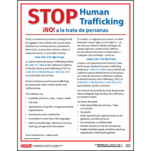 California Human Trafficking