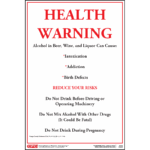 Orange County Alcohol Health Warning Poster