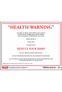 Hillsborough County Alcohol Health Warning Poster