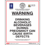 Georgia Alcohol Health Warning Poster