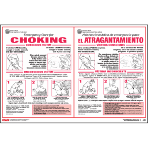 Illinois Emergency Care for Choking Poster