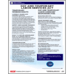 Illinois Day and Temporary Service Poster - English