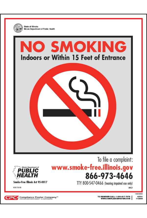 Illinois No Smoking Posters