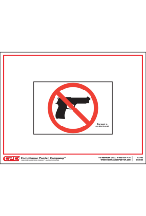 Illinois Concealed Carry Prohibited Sign