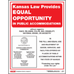 Kansas Equal Opportunity in Public Accommodations Poster