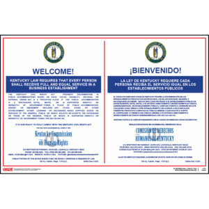 Kentucky Bilingual Public Accommodation Poster