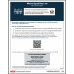 Maine Equal Pay Law Poster