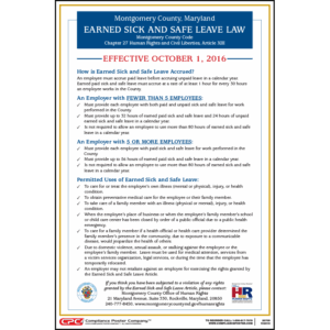 Montgomery County sick leave