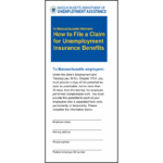 Massachusetts Unemployment Insurance Benefits Pamphlet