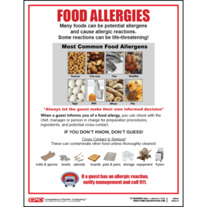 Saint Paul Food Allergy Poster