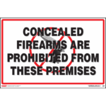 Missouri Concealed Firearm Poster