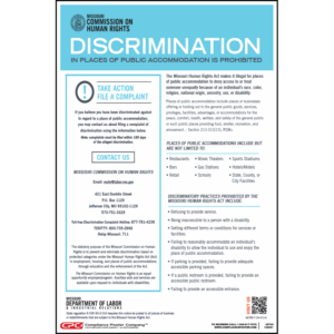 Missouri Public Accommodation Poster