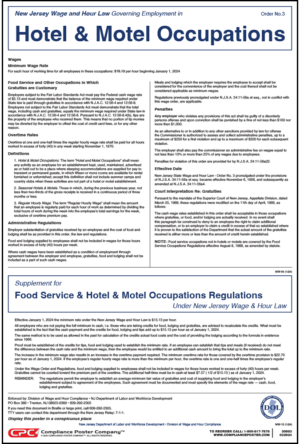 New Jersey Hotel and Motel Occupations Wage Order