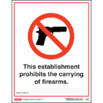 New Mexico No Firearms Poster
