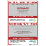 New Mexico Human Trafficking Poster