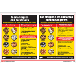 New York Food Allergy Poster