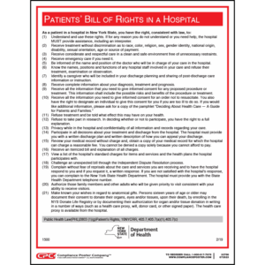New York Patients' Bill of Rights