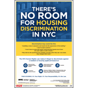 City of New York Fair Housing Poster