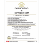 North Dakota Fair Housing Poster