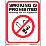 North Dakota Smoking Prohibited Poster