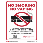 Ohio No Smoking Poster
