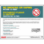 Oregon No Smoking Poster