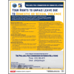 Philadelphia Entitlement to Leave Due to Domestic or Sexual Violence Poster