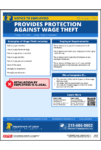 Philadelphia Wage Theft Law Poster