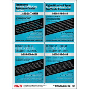 Tennessee Human Trafficking Poster