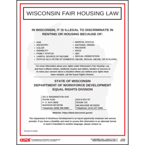 Wisconsin Fair Housing Poster