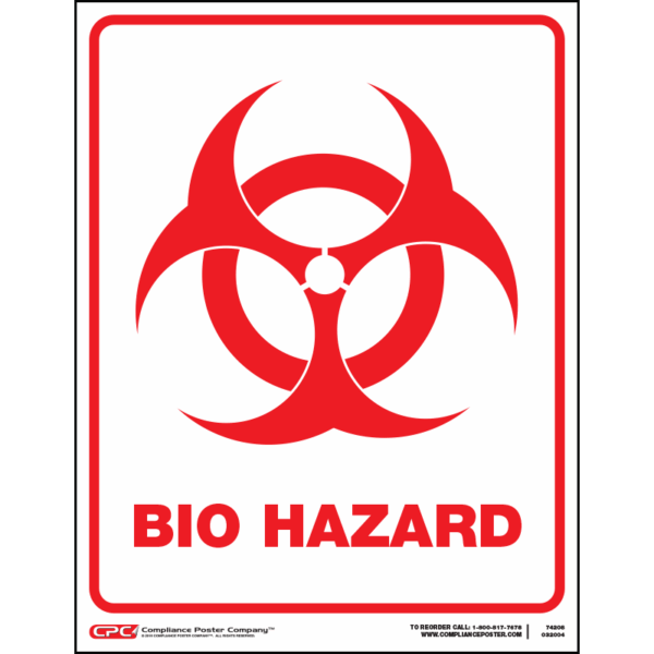 Bio Hazard Safety Poster