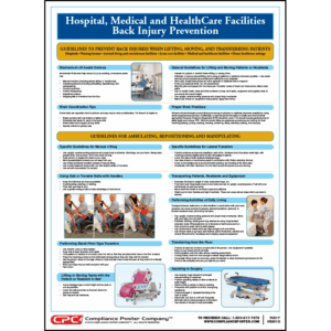 Back Injury Prevention in Healthcare Settings poster