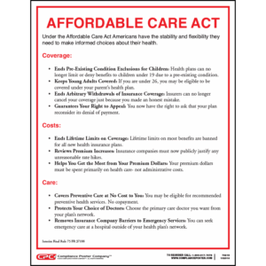 Affordable Care Act Poster