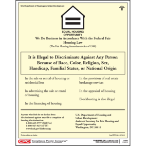 Fair Housing Poster
