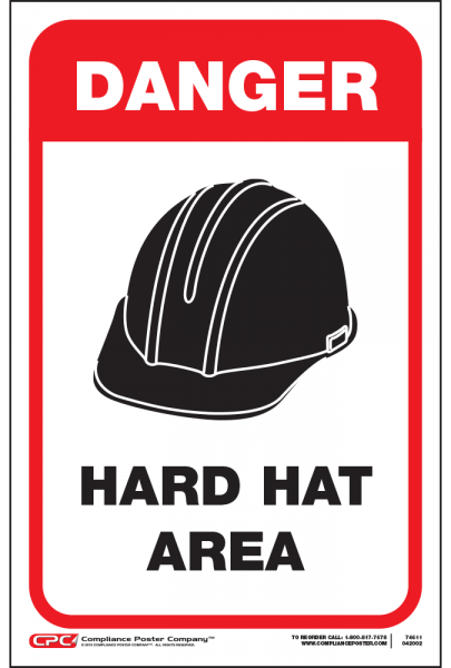 Hard Hat Poster - Compliance Poster Company