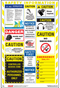 Construction Safety Poster