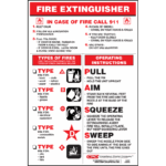 Fire Extinguisher Poster