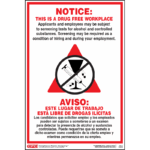 Drug Free Workplace Bilingual Poster