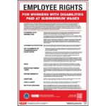 Federal Notice to Workers with Disabilities Poster