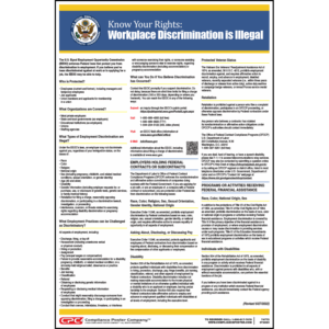 Equal Employment Opportunity Large Print English